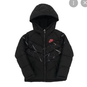 Nike Black Puffer Jacket 2T Coat Toddler Boys